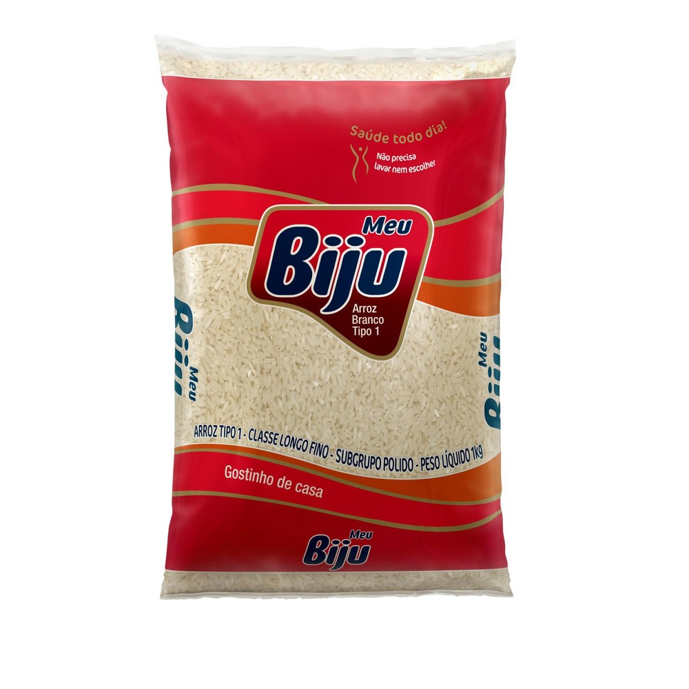 Arroz Branco Biju 1Kg Arroz Branco (7893500020301)