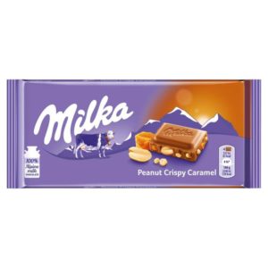 Milka Chocolate Amendoin e Caramelo 100g