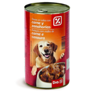 Comida Cão com carne/cenoura 1.25kg Dia