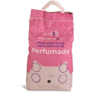 Areia perfumada para gatos Deligato 5kg